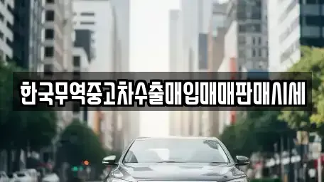 전북 순창군 팔덕면 중고차매입 전문 한국무역중고차수출매입매매판매시세