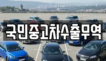 전북특별자치도 정읍시 흑암동 중고차 전문 국민중고차수출무역