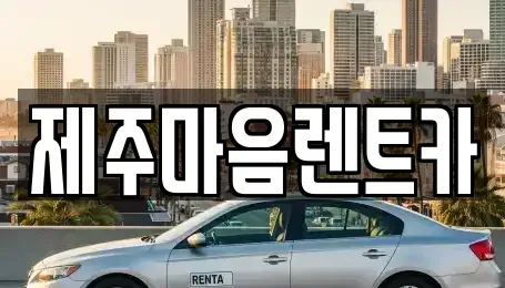제주특별자치도 장기렌트카 전문 제주마음렌트카