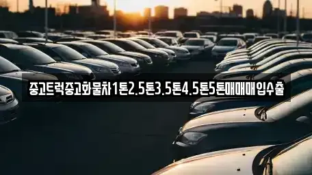 충북 보은군 삼승면 중고차 전문 중고트럭중고화물차1톤2.5톤3.5톤4.5톤5톤매매매입수출
