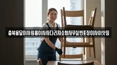 충북용달이사원룸이사사다리차소형사무실반포장이사이삿짐