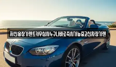 충청남도 공주시 주미동 렌트카 전문 저신용장기렌트카무심사누구나바로즉시가능중고신차장기렌