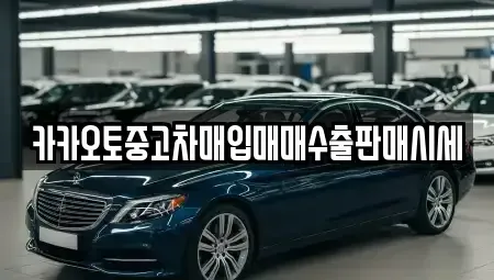 충청남도 공주시 주미동 중고차매입 전문 카카오토중고차매입매매수출판매시세