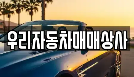 충청남도 서산시 음암면 중고차 전문 우리자동차매매상사