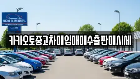 충청남도 서산시 음암면 중고차매입 전문 카카오토중고차매입매매수출판매시세