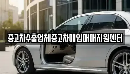 충청북도 단양군 단양읍 중고차매입 전문 중고차수출업체중고차매입매매지원센터