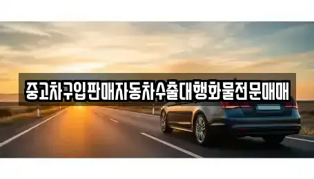 충청북도 청주시 상당구 금천동 중고차매매 전문 중고차구입판매자동차수출대행화물전문매매