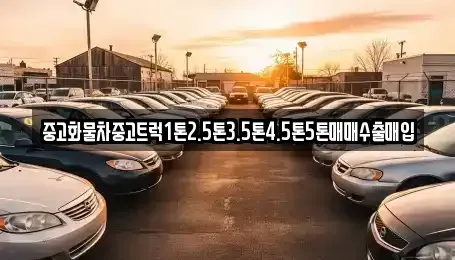 충청북도 청주시 상당구 금천동 중고차매입 전문 중고화물차중고트럭1톤2.5톤3.5톤4.5톤5톤매매수출매입