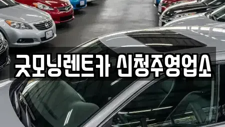 충청북도 청주시 흥덕구 석곡동 렌트카 전문 굿모닝렌트카 신청주영업소
