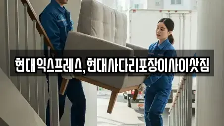 현대익스프레스,현대사다리포장이사이삿짐